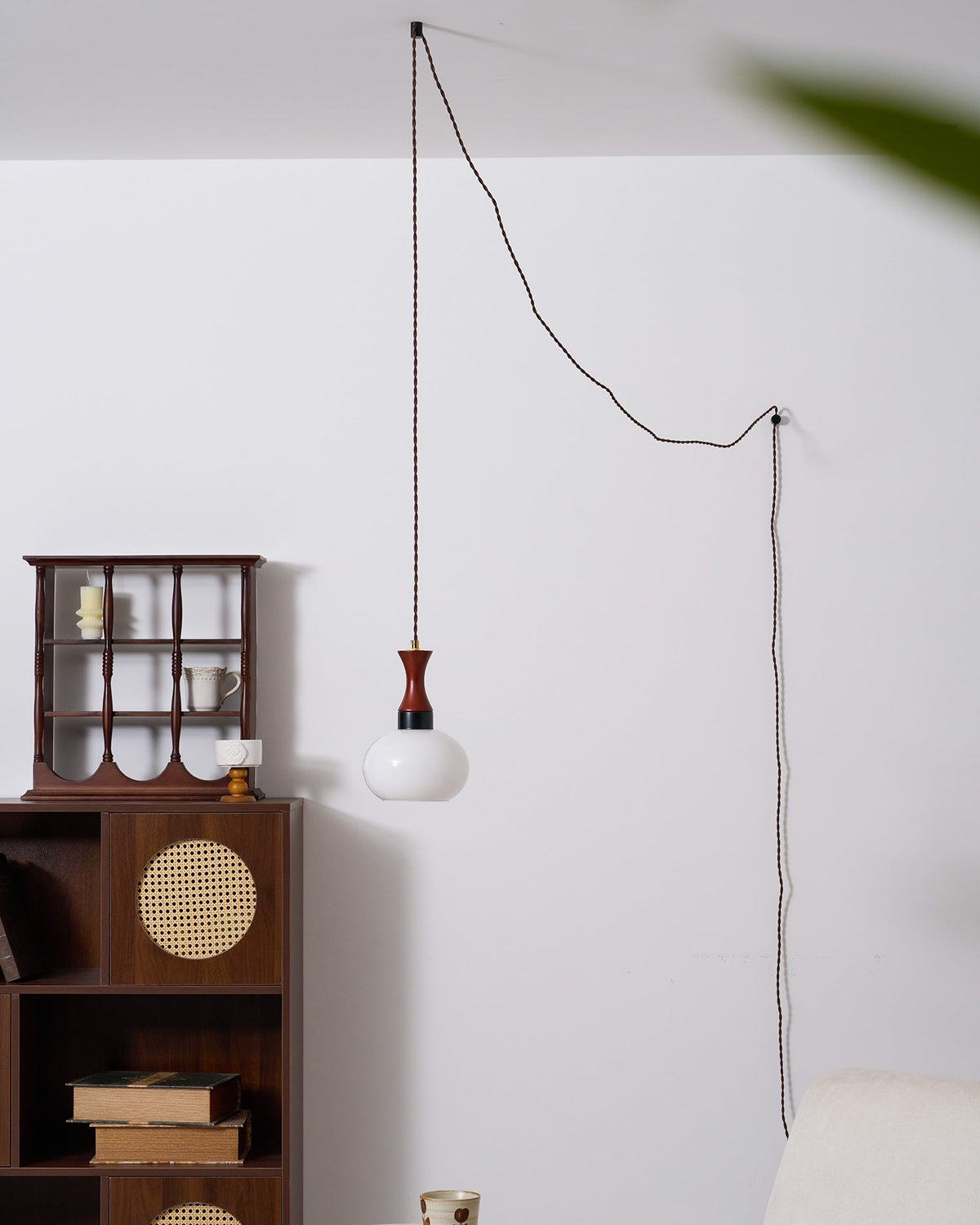 Chara Plug In Glass Pendant Lamp — product view 24