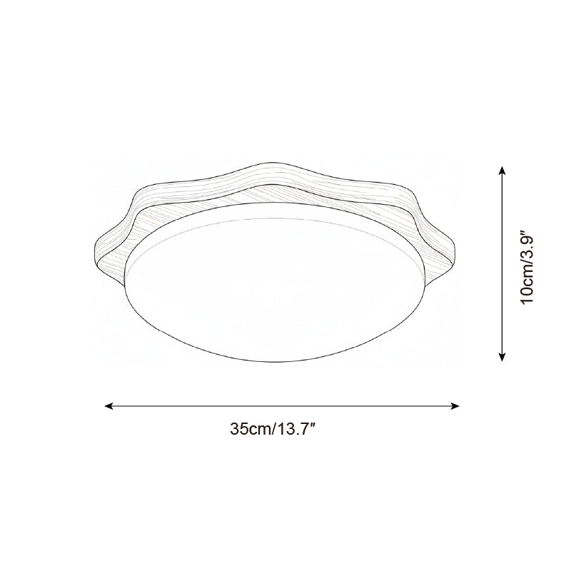 Maple Wood Ceiling Lamp — product view 5
