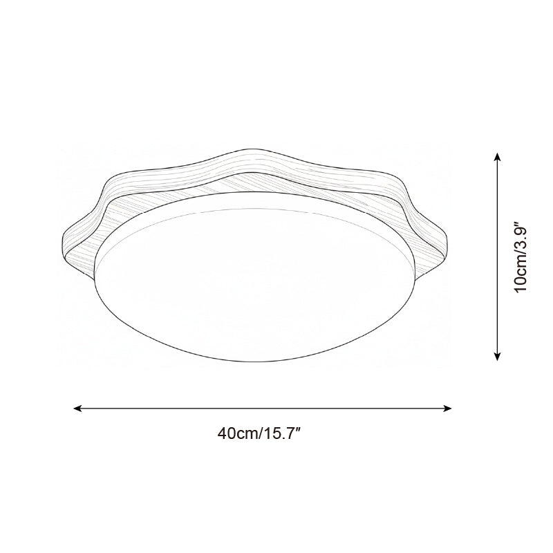 Maple Wood Ceiling Lamp — product view 6
