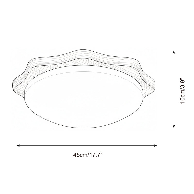 Maple Wood Ceiling Lamp — product view 7