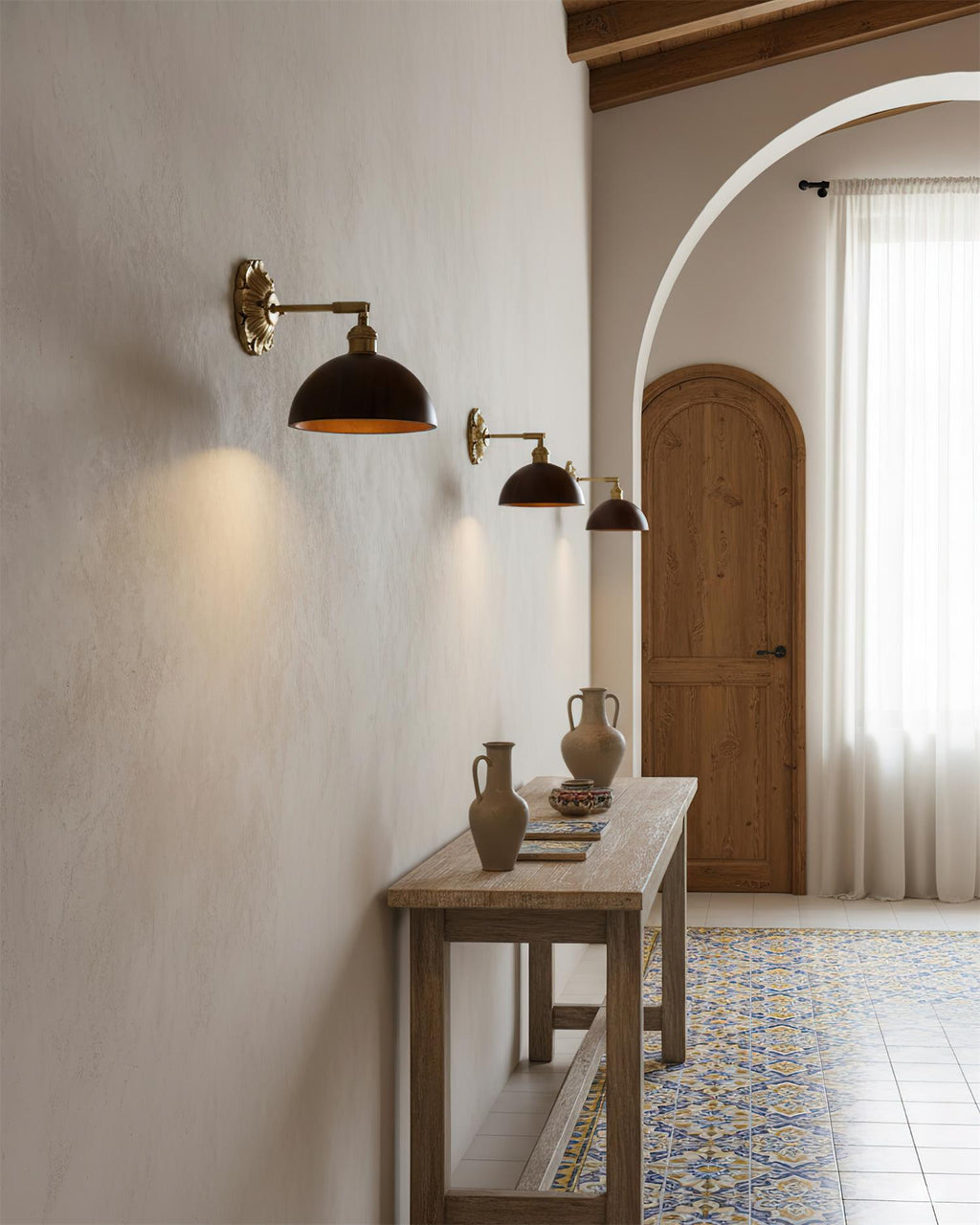 Anthemion Wood Wall Lamp — product view 3