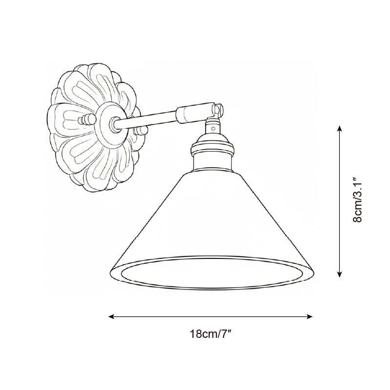 Anthemion Wood Wall Lamp — product view 5