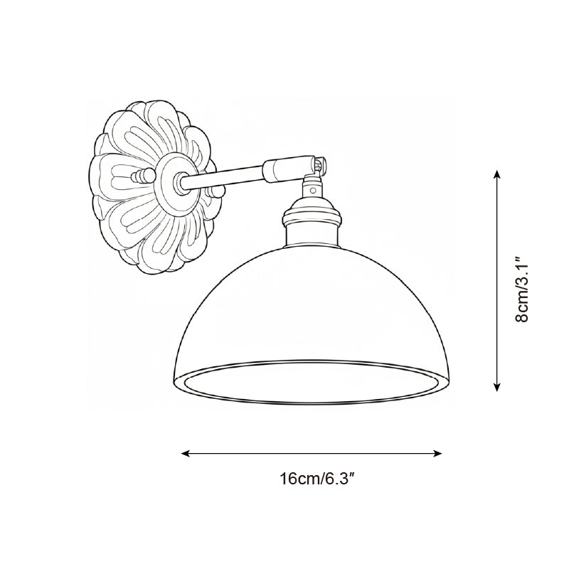 Anthemion Wood Wall Lamp — product view 6