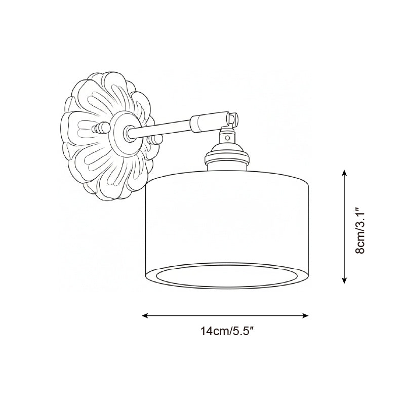 Anthemion Wood Wall Lamp — product view 7