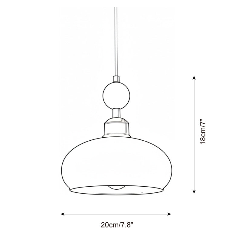 Bead Glass Pendant Lamp — product view 13