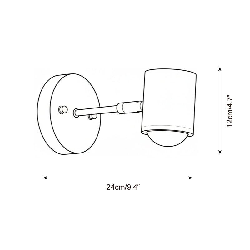 Iridescent Beam Metal Wall Lamp — product view 5