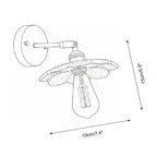 Toffee Bloom Wood Wall Lamp — product view 5