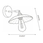 Toffee Bloom Wood Wall Lamp — product view 6