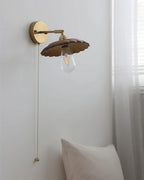 Toffee Bloom Wood Wall Lamp — product view 9