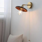 Toffee Bloom Wood Wall Lamp — product view 14