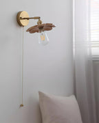 Toffee Bloom Wood Wall Lamp — product view 20