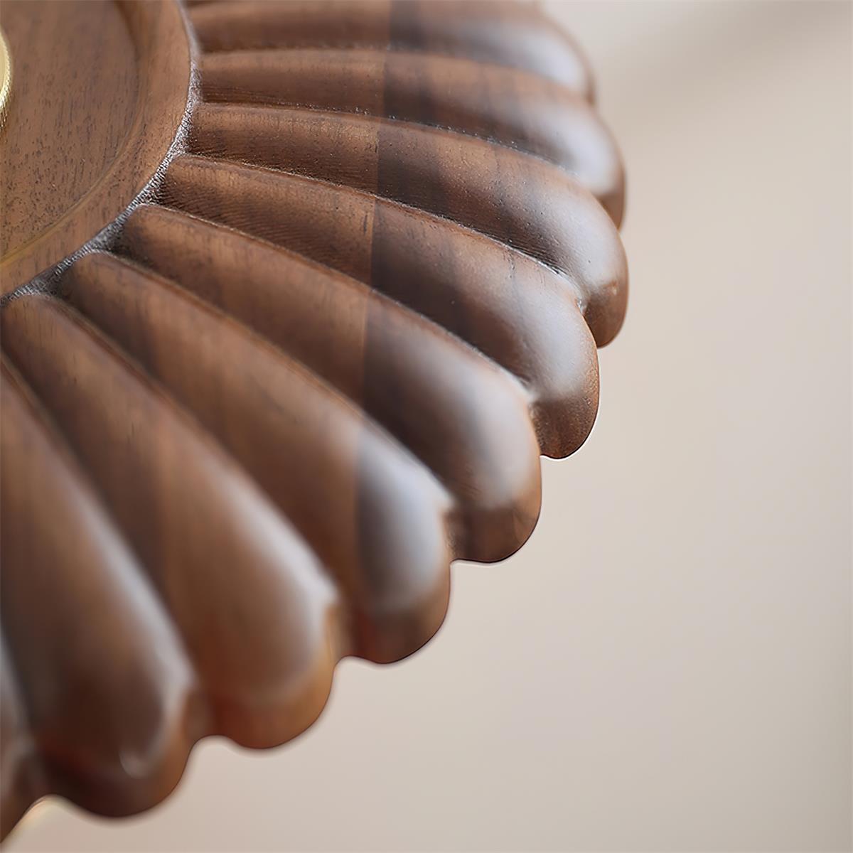 Toffee Bloom Wood Wall Lamp — product view 23