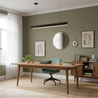 Bandolier Line Wood Chandelier — product view 3