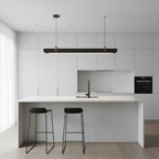 Bandolier Line Wood Chandelier — product view 10