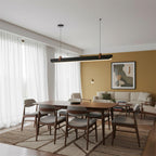 Bandolier Line Wood Chandelier — product view 14