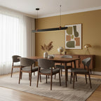 Bandolier Line Wood Chandelier — product view 15