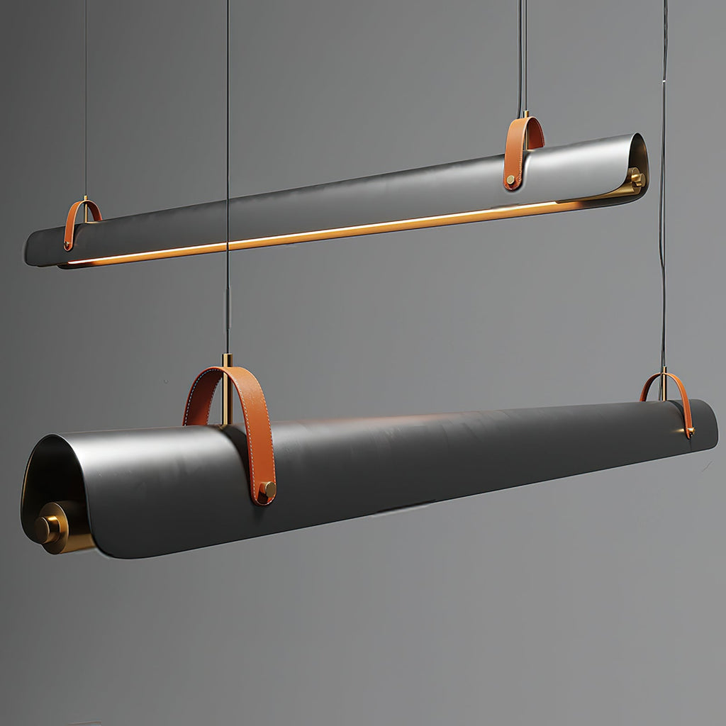 Bandolier Line Wood Chandelier — product view 17