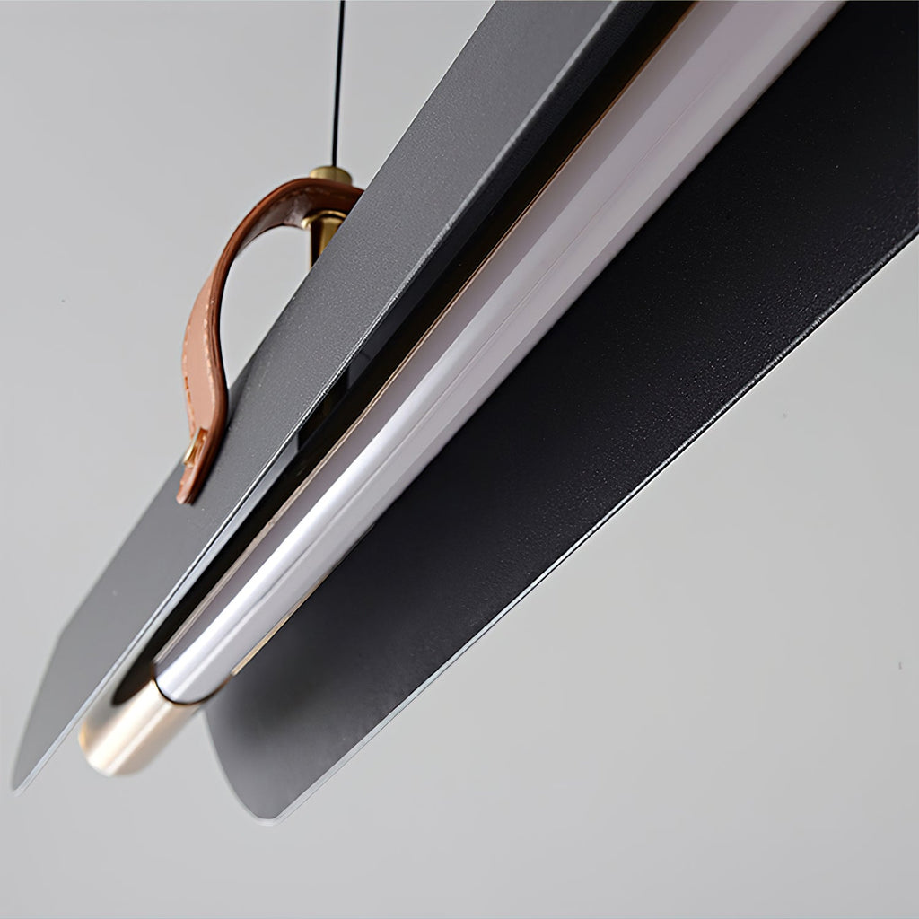 Bandolier Line Wood Chandelier — product view 18