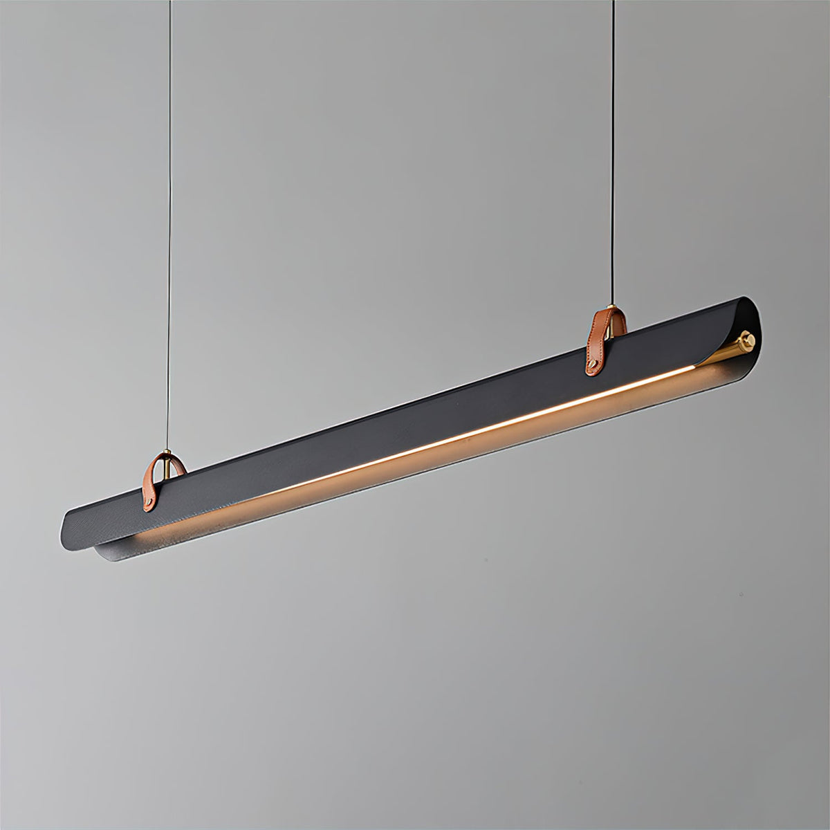 Bandolier Line Wood Chandelier — product view 19