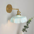 Skirted Ripple Glass Wall Lamp — product view 4