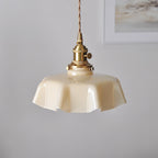 Skirted Ripple Glass Pendant Lamp — product view 9