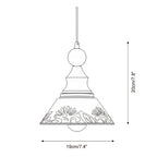 Delft Garden Wood Pendant Lamp — product view 5