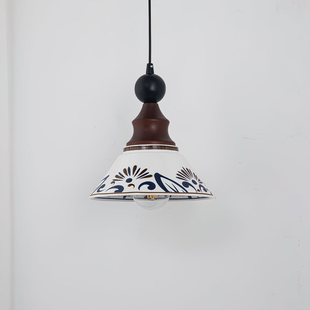 Delft Garden Wood Pendant Lamp — product view 9