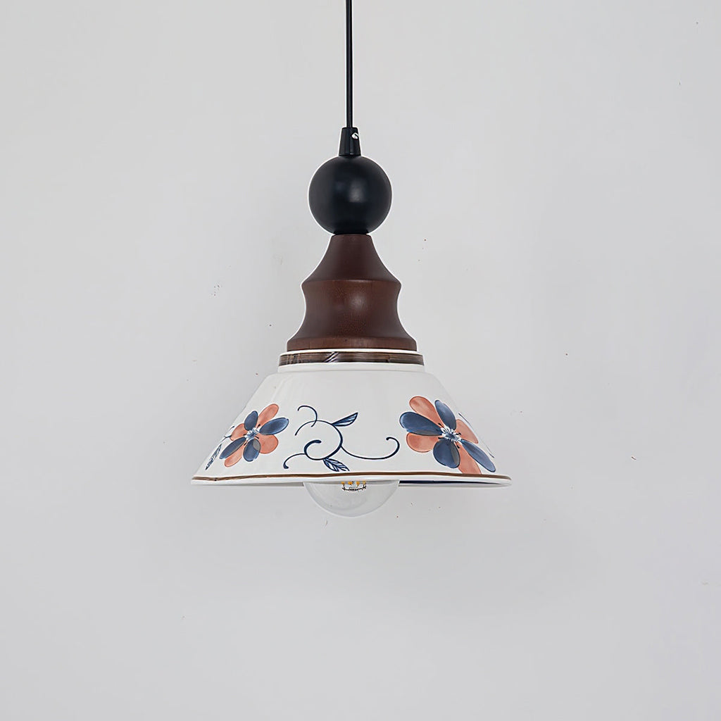Delft Garden Wood Pendant Lamp — product view 12