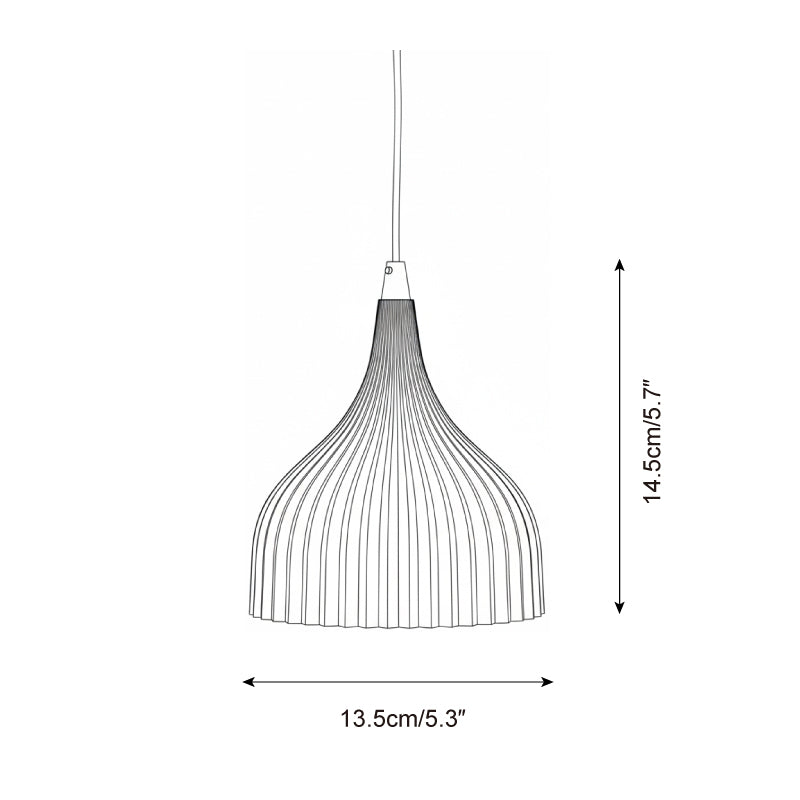 Zest Flare Metal Pendant Lamp — product view 5