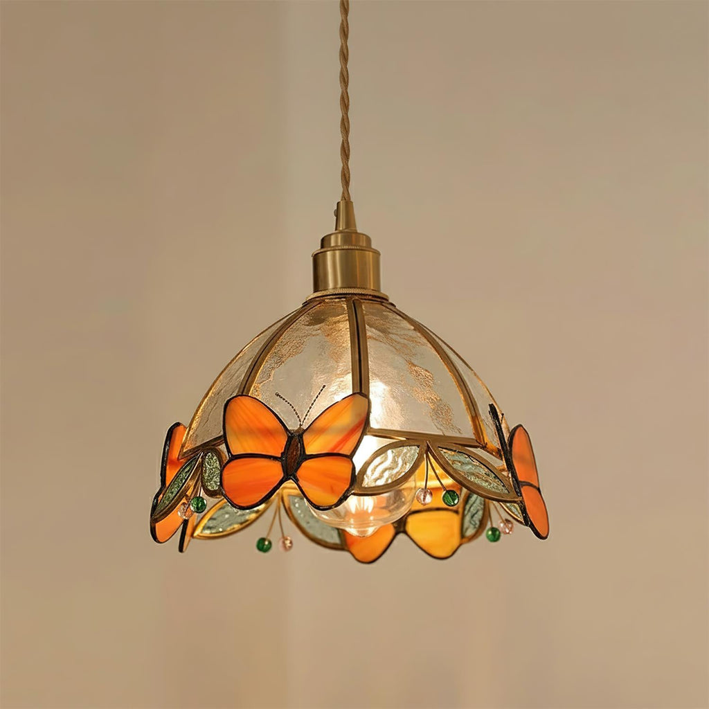 Butterfly Jewel Glass Pendant Lamp — product view 9