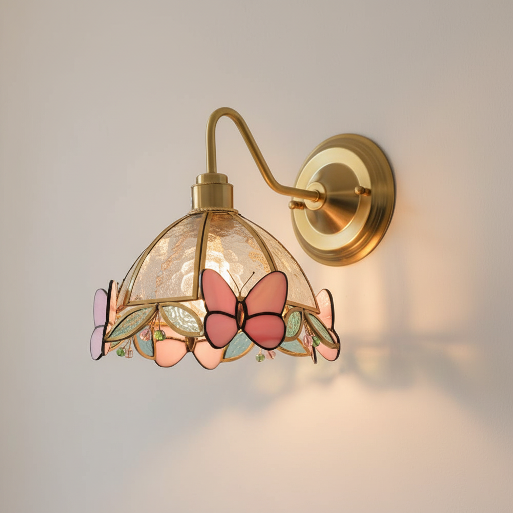 Butterfly Jewel Glass Wall Lamp — product view 48