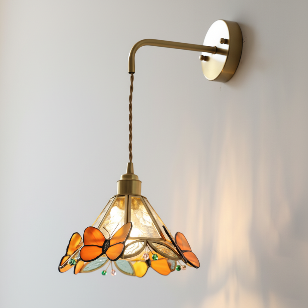 Butterfly Kaleido Glass Wall Lamp — product view 32