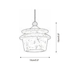 Papilio Travertine Pendant Lamp — product view 5