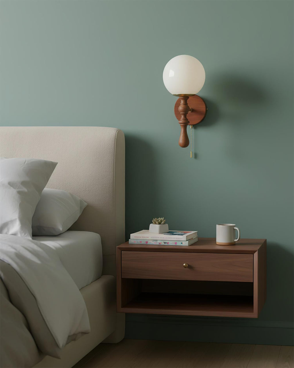 Scepter Glow Glass Wall Lamp — product view 3