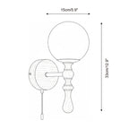 Scepter Glow Glass Wall Lamp — product view 5