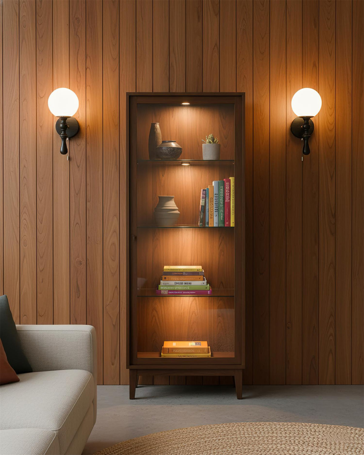Scepter Glow Glass Wall Lamp — product view 8