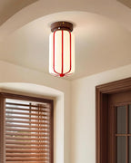 Ruby Streak Glass Ceiling Lamp — product view 9