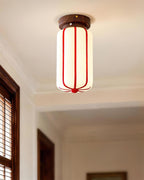 Ruby Streak Glass Ceiling Lamp — product view 10