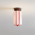Ruby Streak Glass Ceiling Lamp — product view 12