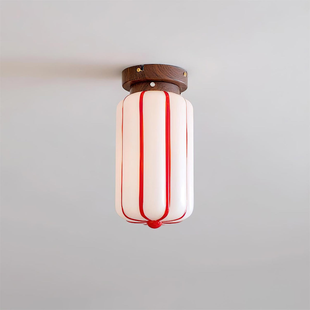 Ruby Streak Glass Ceiling Lamp — product view 13