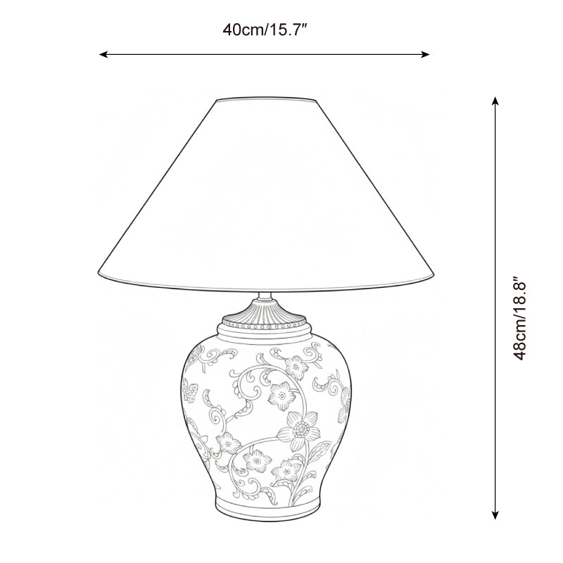Mandarin Metal Table Lamp — product view 5