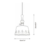 Belle Fleur Wood Pendant Lamp — product view 6