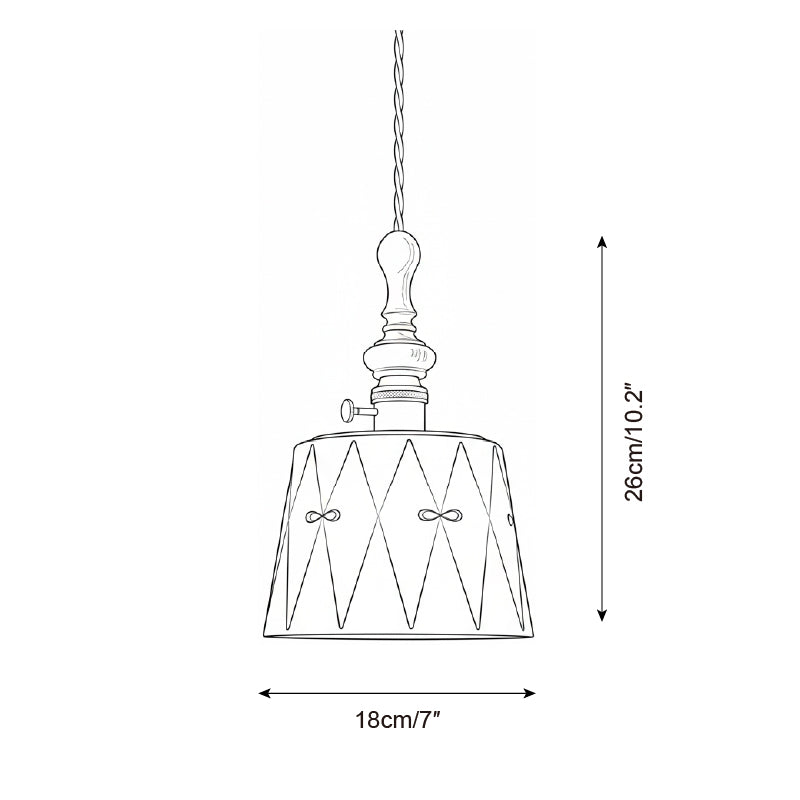 Belle Fleur Wood Pendant Lamp — product view 7