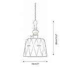 Belle Fleur Wood Pendant Lamp — product view 7