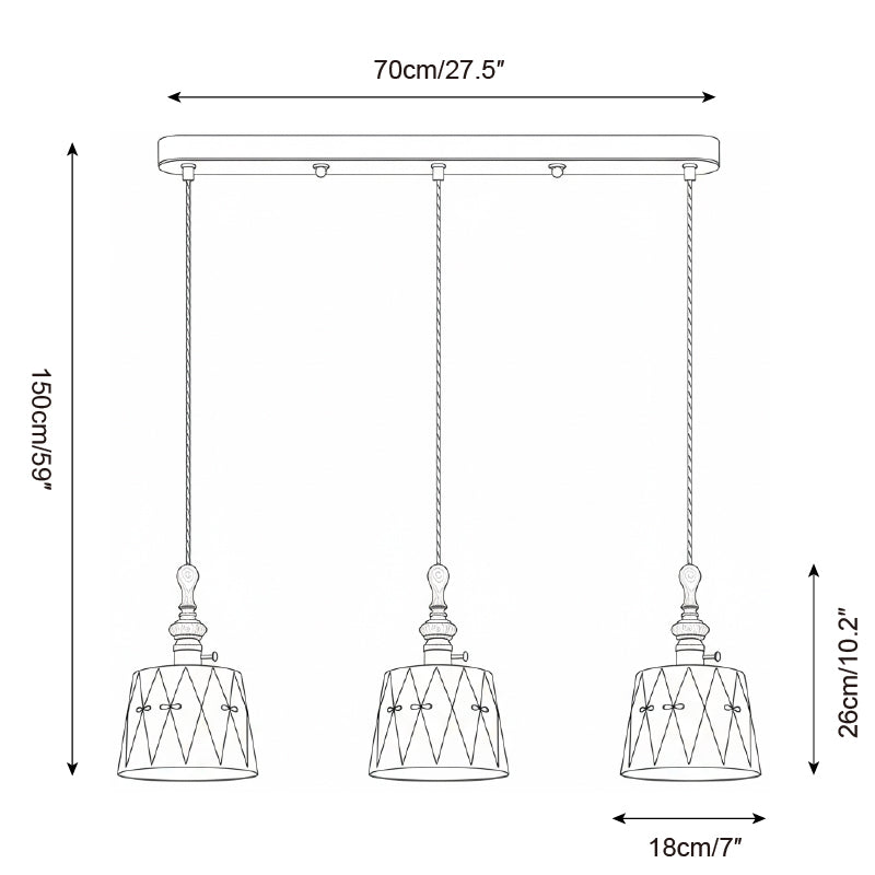 Belle Fleur Wood Pendant Lamp — product view 10