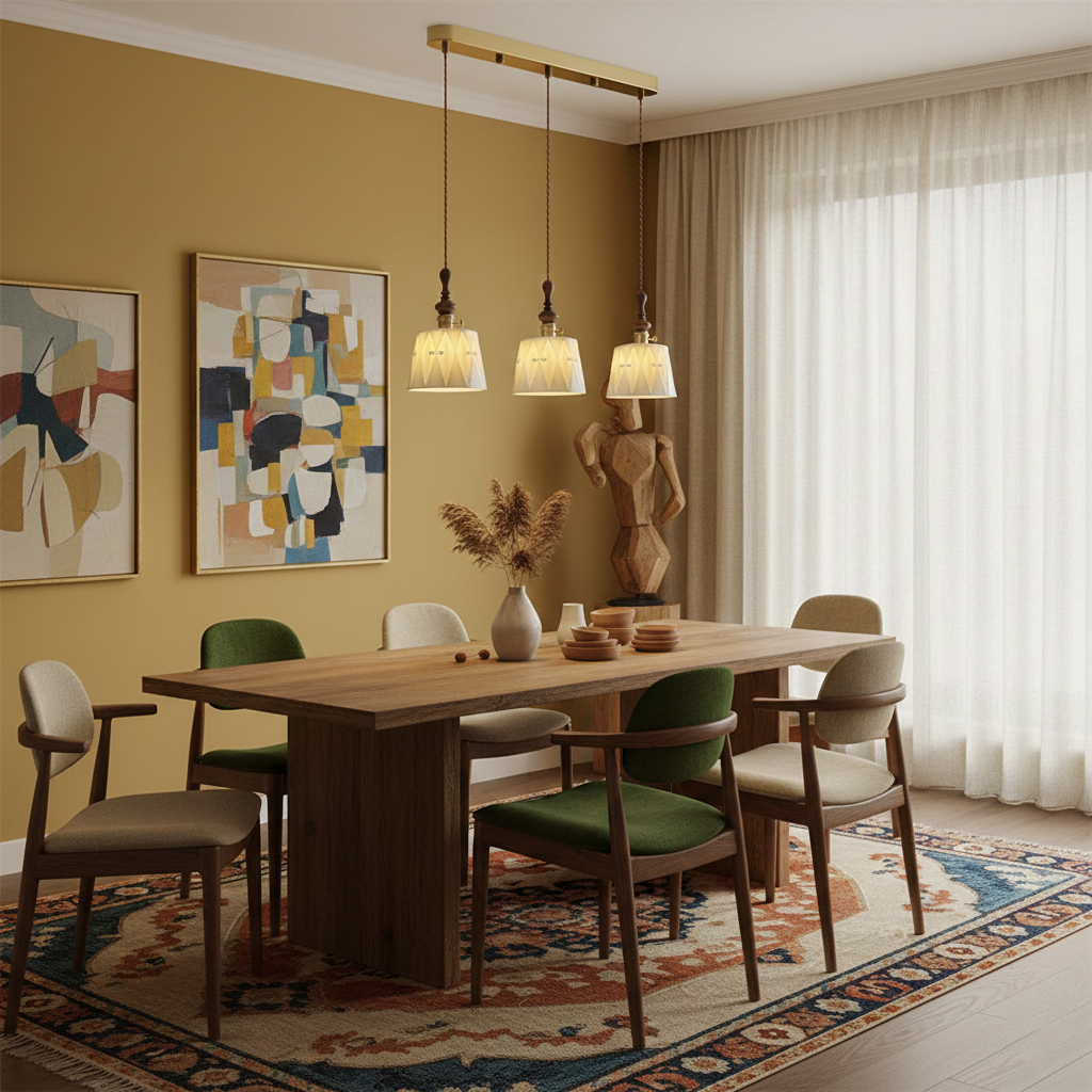Belle Fleur Wood Pendant Lamp — product view 12