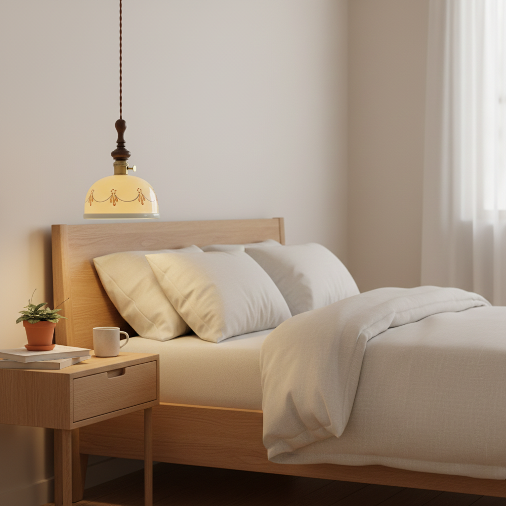 Belle Fleur Wood Pendant Lamp — product view 19
