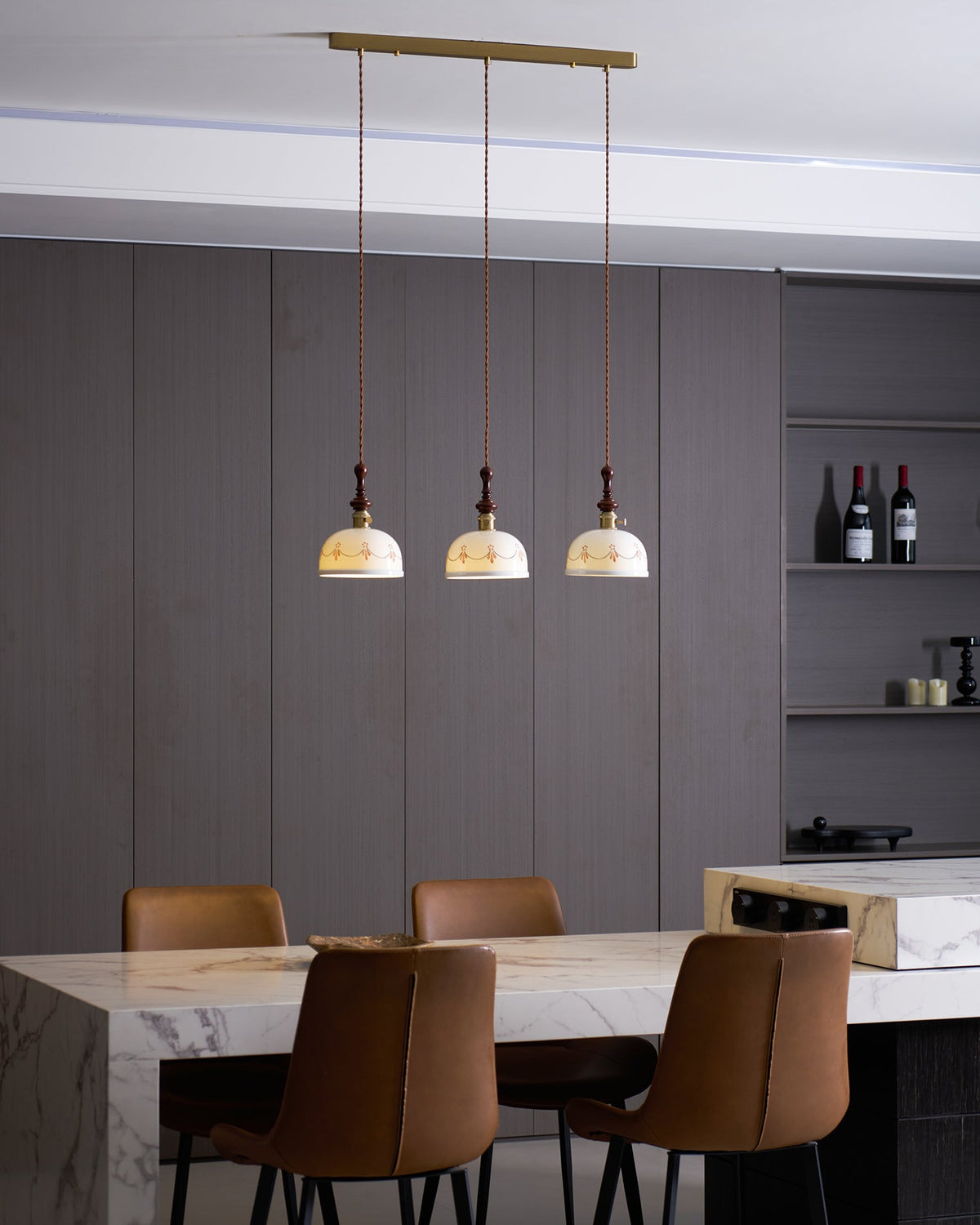 Belle Fleur Wood Pendant Lamp — product view 22