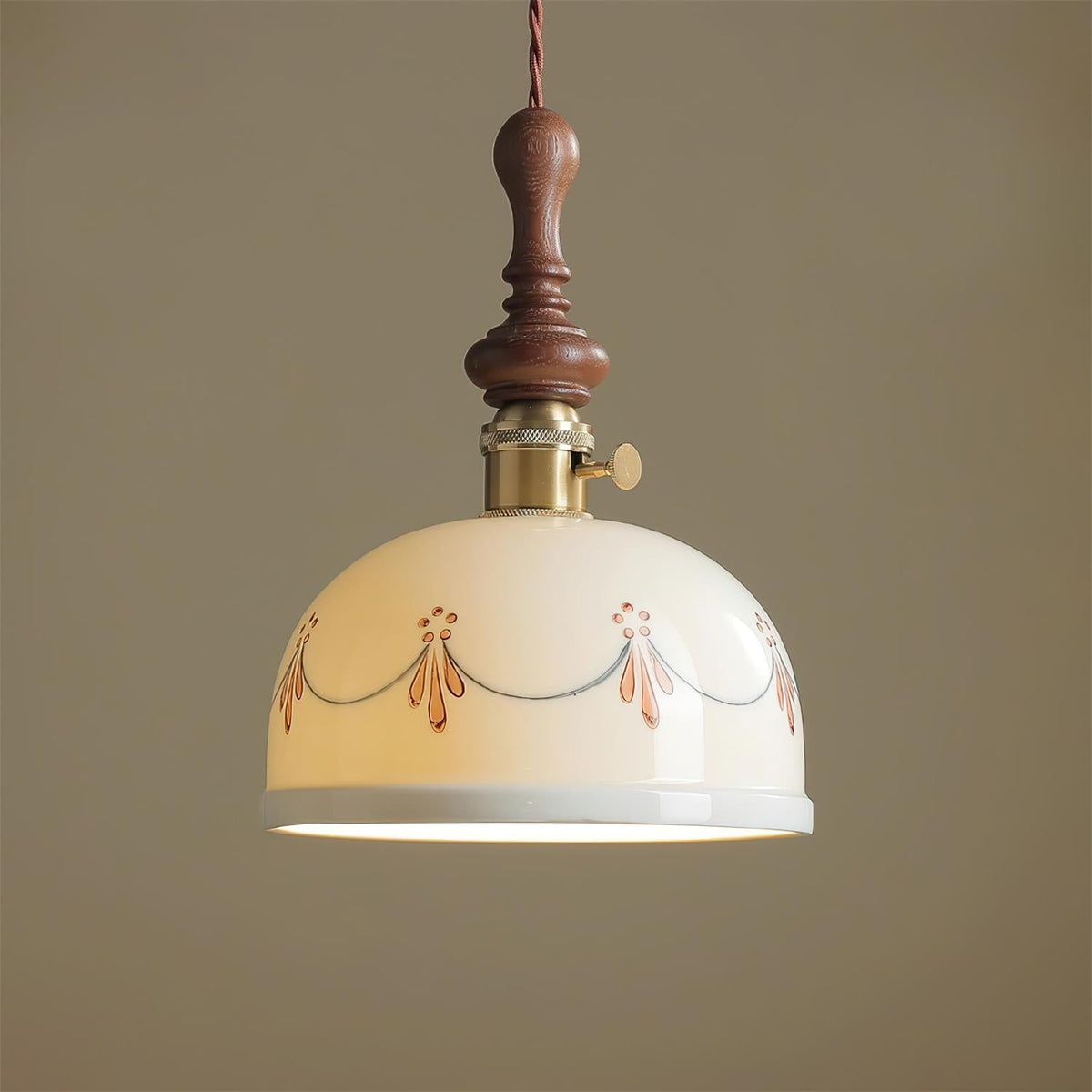Belle Fleur Wood Pendant Lamp — product view 25