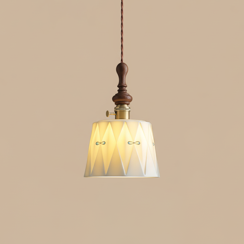 Belle Fleur Wood Pendant Lamp — product view 27